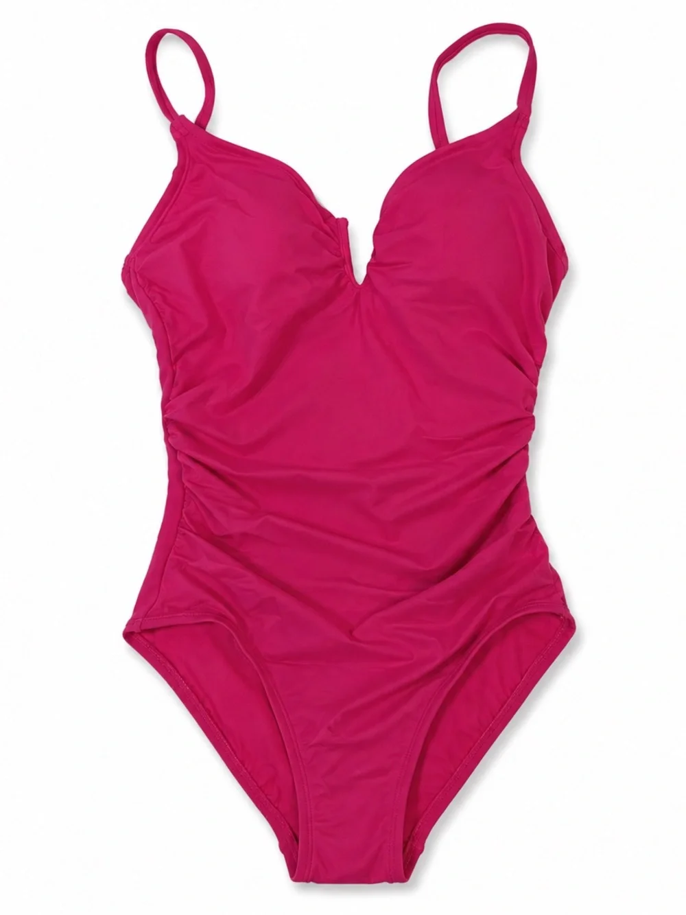 Time And Tru One Piece Swimsuit Women’s XS 0-2 Pink Full Coverage NWT